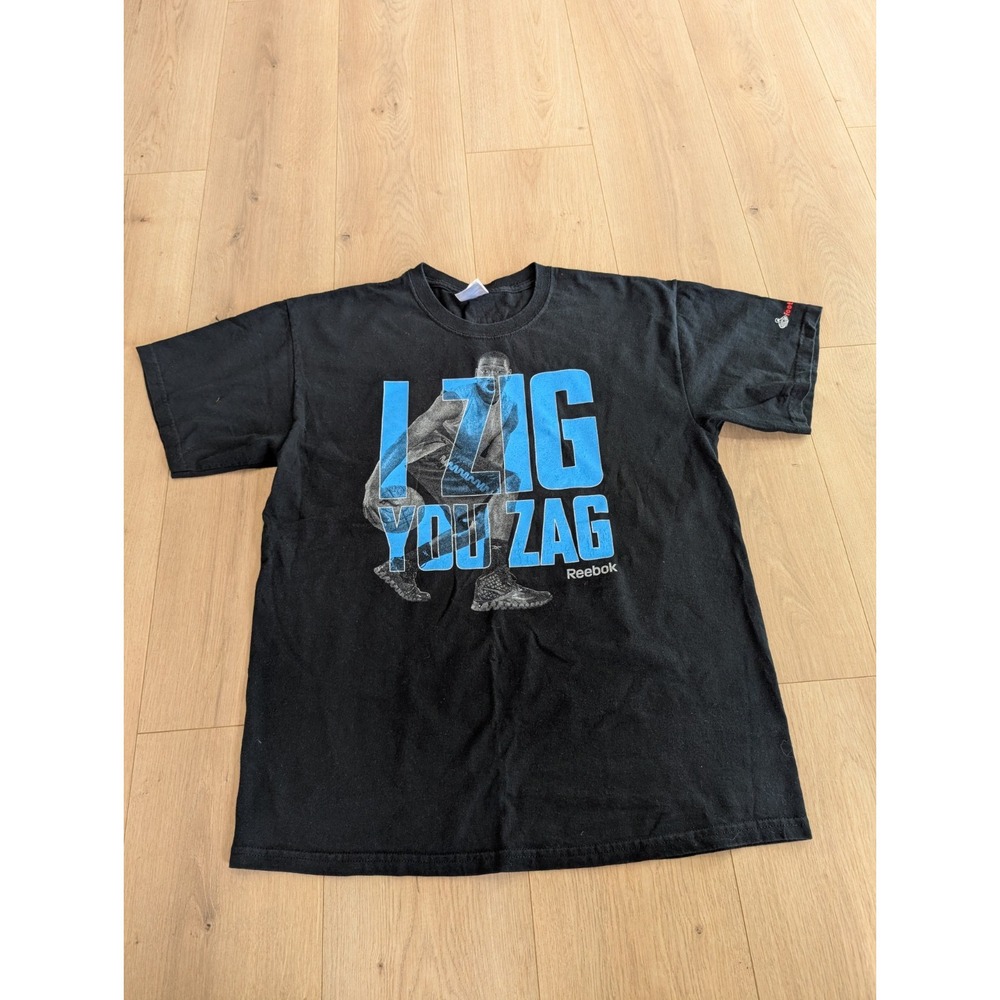 Reebok Zig Zag‎ John Wall T-Shirt Basketball Men's Large RARE